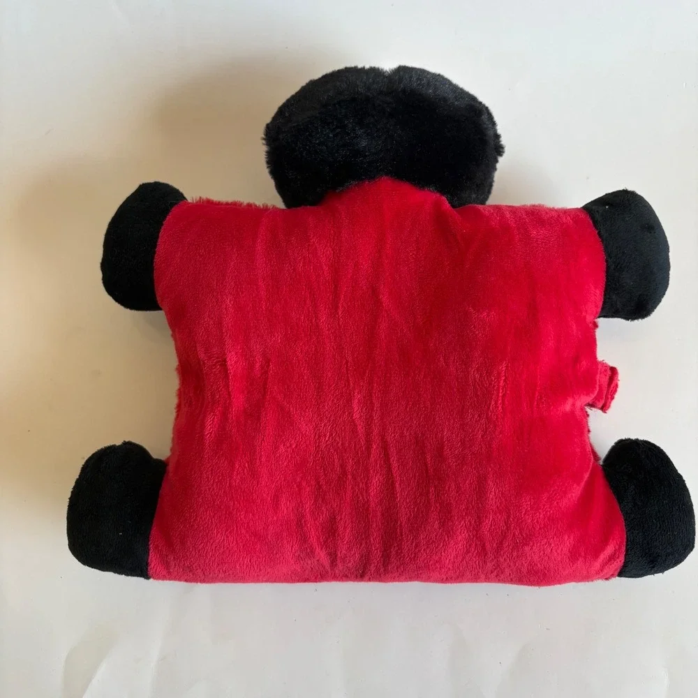 Pillow Pets Ladybug Plush Stuffed Animal Red Black Spotted Folding Pillow 13
